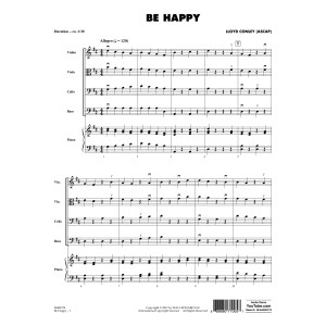 Be Happy - Conductor Score (Full Score)